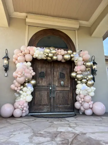 Double Door Balloon Arch