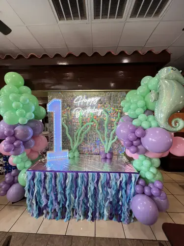 Mermaid Theme First Birthday