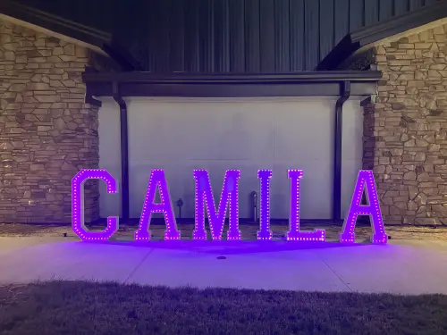 Our 4ft color marquees